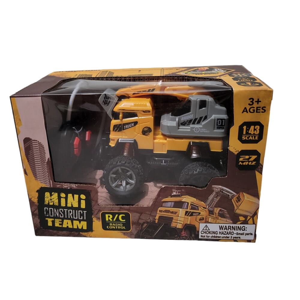 Mini Construct Team City Services R/C Remote Radio Control Truck NEW